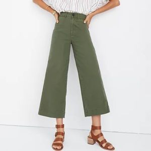 Madewell Wide-Leg Cropped Pants